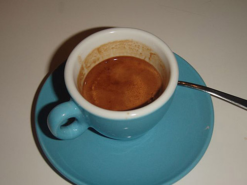 Espressobollinn sem ég fékk á Prufrock Coffee